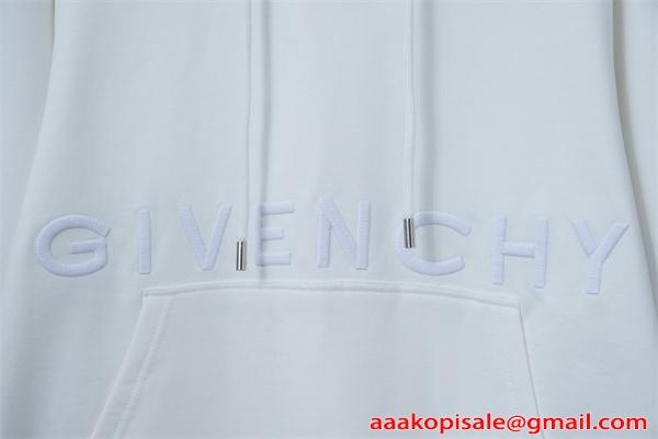  GIVENCHY ジバンシィ コピー パーカー 立体ロゴ 柔軟素材 快適着用 シンプル