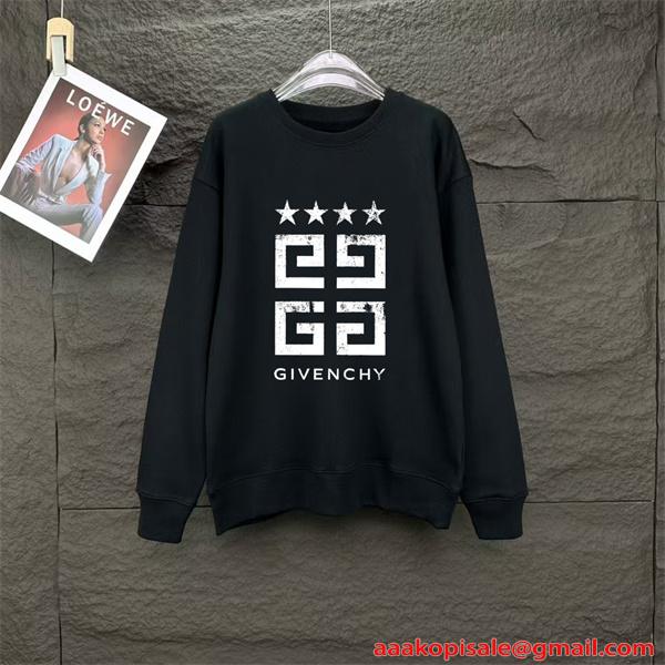重厚存在感 スウェット 厚手裏毛 プリント モード 秋冬人気 GIVENCHY ジバンシィ コピー