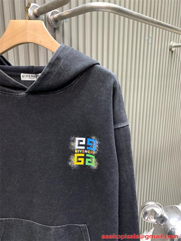 雰囲気抜群 GIVENCHY ジバンシィ コピー パーカー ゆったり設計 ストリート 2026新作