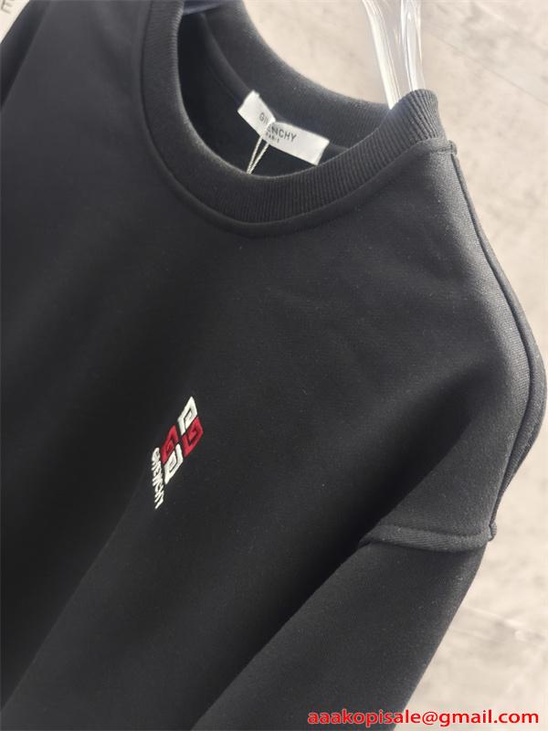 GIVENCHY ジバンシィ コピー 刺繍 トレーナー 滑らか素材 着回し万能 新定番