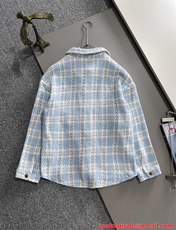 爽やか シャツアウター 起毛 カジュアル主役 秋冬人気 SAINT LAURENT イヴ・サンローラン コピー