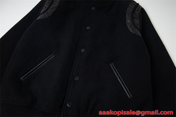 SAINT LAURENT イヴ・サンローラン コピー ブルゾン 立体 防風 重厚感 モード 2026新作コーデ