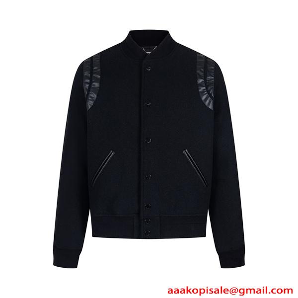 SAINT LAURENT イヴ・サンローラン コピー ブルゾン 立体 防風 重厚感 モード 2026新作コーデ