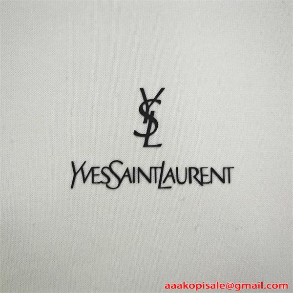 上品 刺繍 SAINT LAURENT イヴ・サンローラン コピー スウェット ゆったり 大人カジュアル 新作