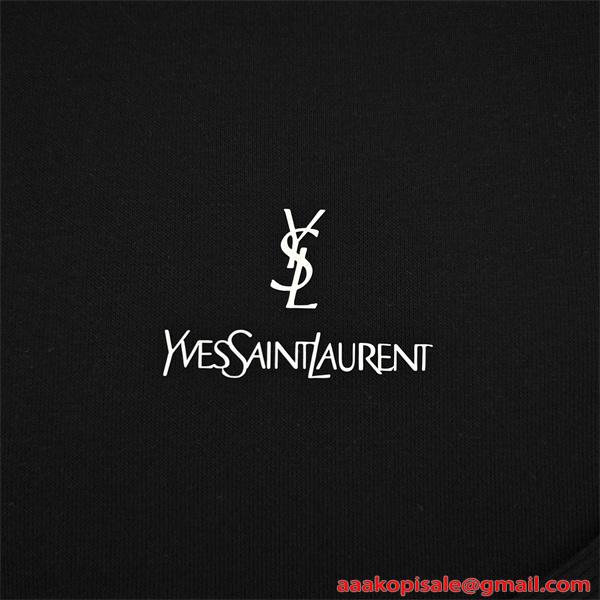 上品 刺繍 SAINT LAURENT イヴ・サンローラン コピー スウェット ゆったり 大人カジュアル 新作