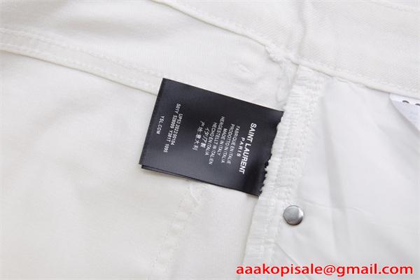 刺繍 デニムパンツ 立体縫製 ストレート 注目新作 SAINT LAURENT イヴ・サンローラン コピー