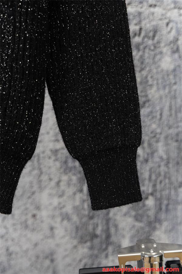 高級感漂う SAINT LAURENT イヴ・サンローラン コピー ニット カーディガン 上品 防寒 モード