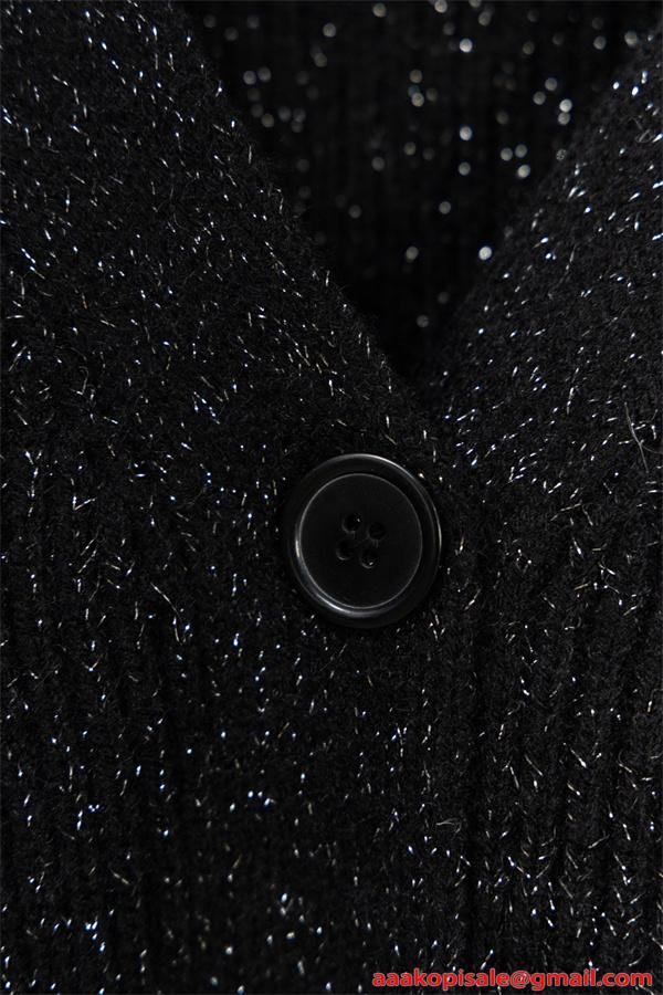 高級感漂う SAINT LAURENT イヴ・サンローラン コピー ニット カーディガン 上品 防寒 モード