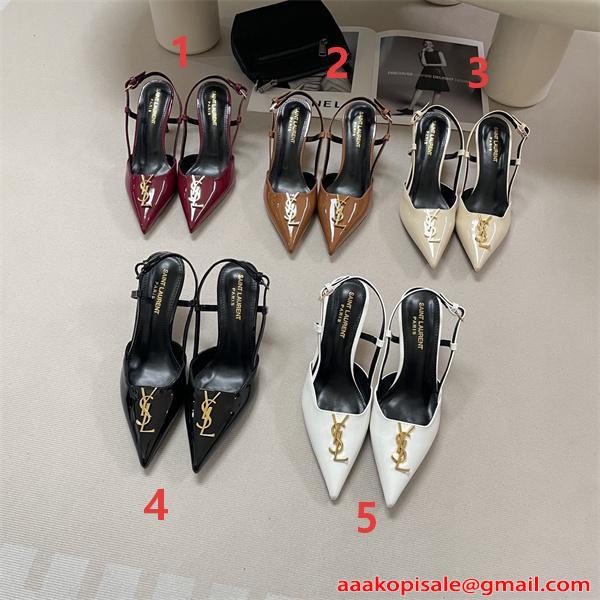 SAINT LAURENT イヴ・サンローラン コピー 人気 ハイヒール 美脚設計 エレガント 上質 8.0CMヒール