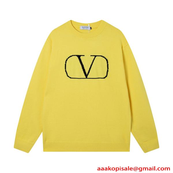 VALENTINO ヴァレンティノ コピー 刺繍 ニットプルオーバー 軽量設計 映えるコーデ 季節限定