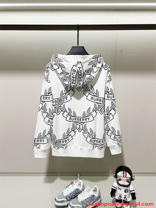 存在感抜群 パーカー プリント 柔軟裏毛 秋冬新作 BURBERRY バーバリー コピー