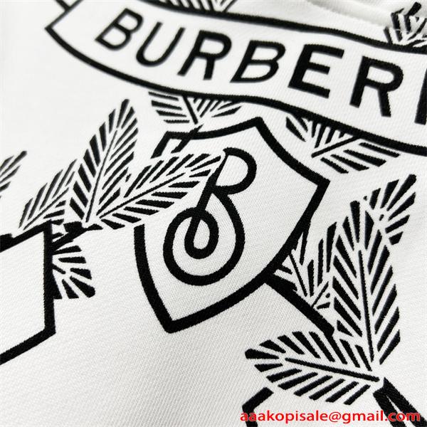 存在感抜群 パーカー プリント 柔軟裏毛 秋冬新作 BURBERRY バーバリー コピー