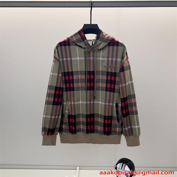 BURBERRY バーバリー コピー パーカー 起毛素材 防寒仕様 人気モデル