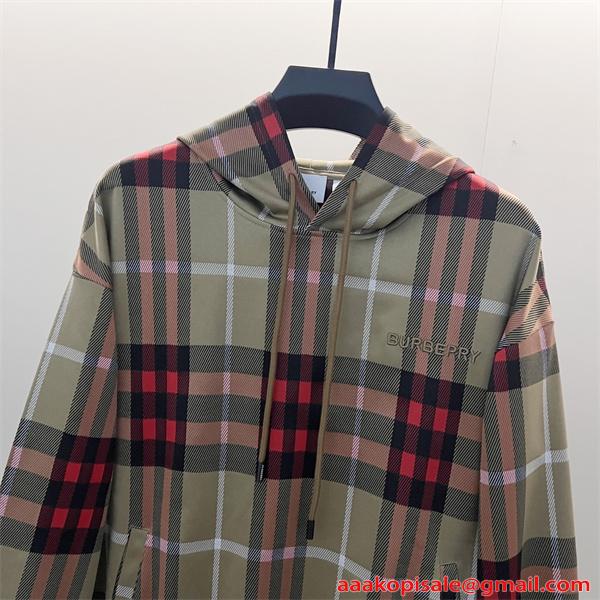 BURBERRY バーバリー コピー パーカー 起毛素材 防寒仕様 人気モデル