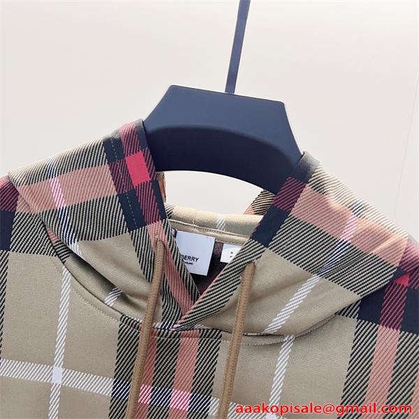 BURBERRY バーバリー コピー パーカー 起毛素材 防寒仕様 人気モデル