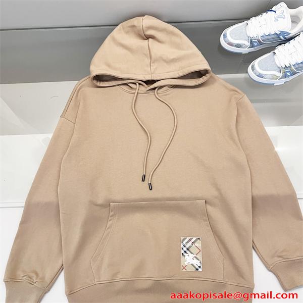 上品 カジュアル BURBERRY バーバリー コピー パーカー 厚手生地 大人向け 新作   