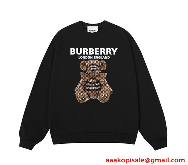 高級感演出 トレーナー 厚手裏毛 存在感主役 秋冬人気 BURBERRY バーバリー コピー