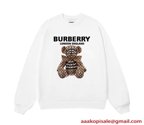 高級感演出 トレーナー 厚手裏毛 存在感主役 秋冬人気 BURBERRY バーバリー コピー