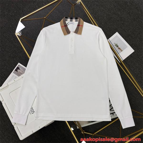 上品 BURBERRY バーバリー コピー 長袖トップス 柔軟素材 クラシック 大人カジュアル