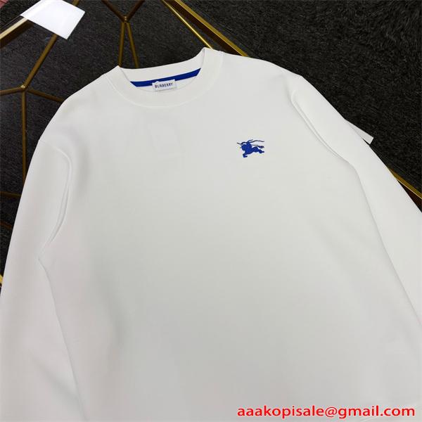 BURBERRY バーバリー コピー 2026新作 刺繍 トレーナー 当店イチオシ モード系