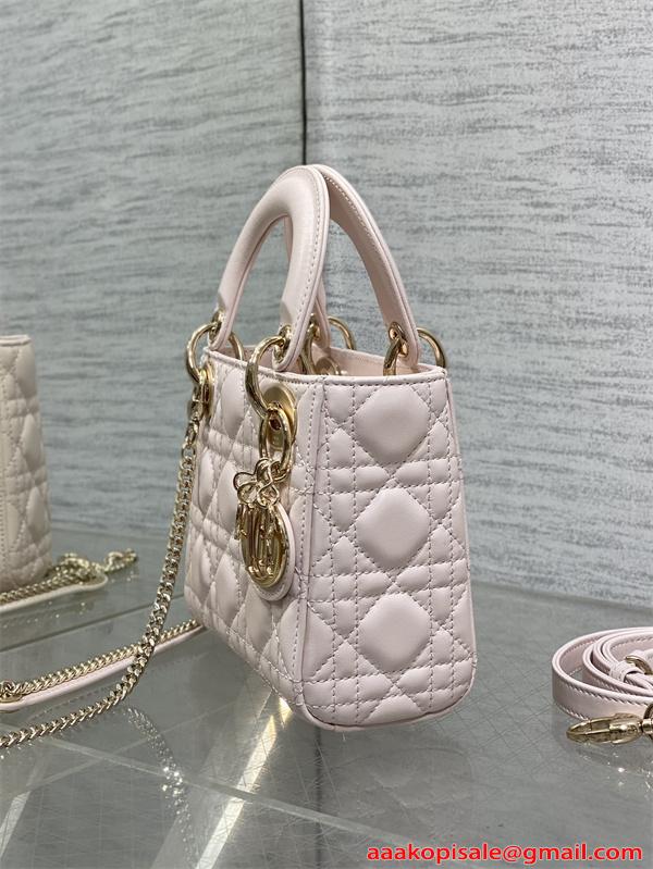 Classic Lady♥DIOR♥ディオールハンドバッグコピーショルダー付き2026人気ランキングピンク