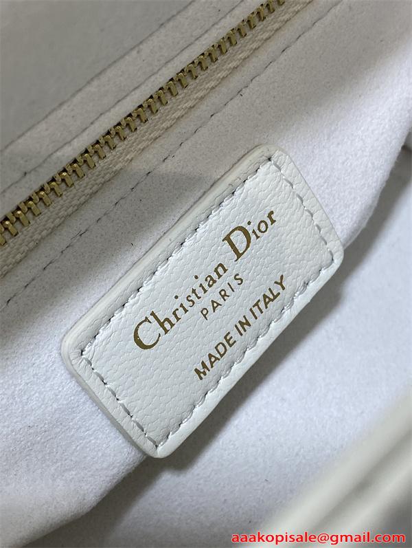 ins人気♥Classic Lady♥DIORディオールハンドバッグコピー2026トレンドホワイト色上品