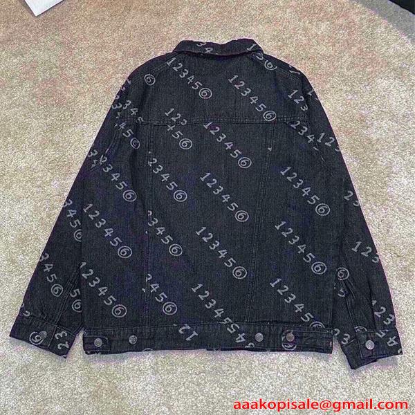 Maison Margiela メゾン マルジェラ コピー プリント デニム ヴィンテージ風 ストリート 2026新作