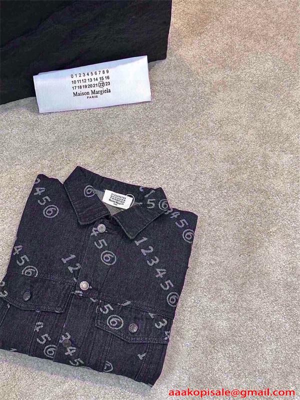 Maison Margiela メゾン マルジェラ コピー プリント デニム ヴィンテージ風 ストリート 2026新作