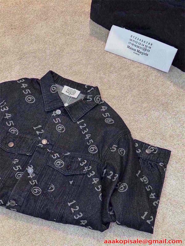 Maison Margiela メゾン マルジェラ コピー プリント デニム ヴィンテージ風 ストリート 2026新作