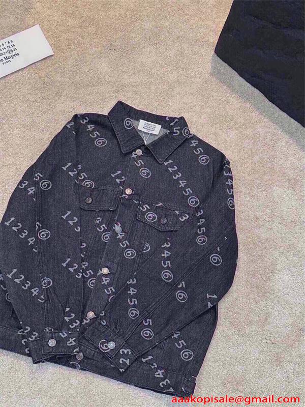 Maison Margiela メゾン マルジェラ コピー プリント デニム ヴィンテージ風 ストリート 2026新作