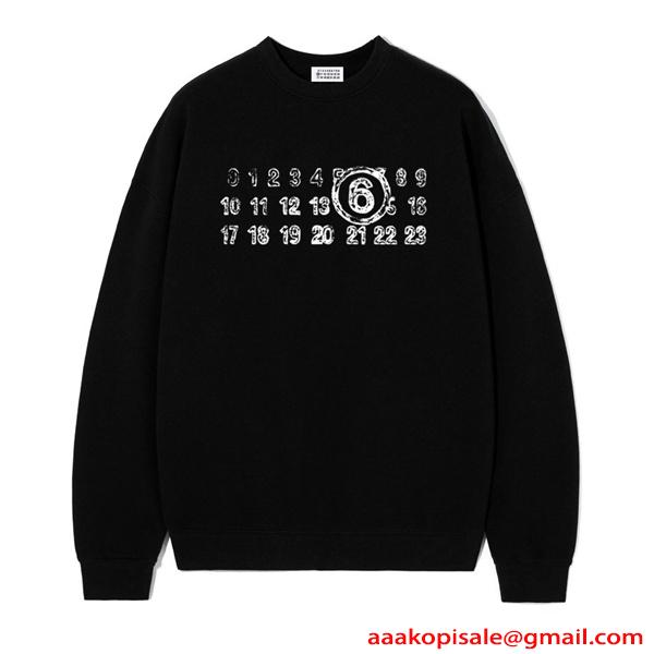 2026新作 プリント Maison Margiela メゾン マルジェラ コピー トレーナー 柔軟裏毛 モード系新作