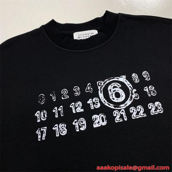 2026新作 プリント Maison Margiela メゾン マルジェラ コピー トレーナー 柔軟裏毛 モード系新作