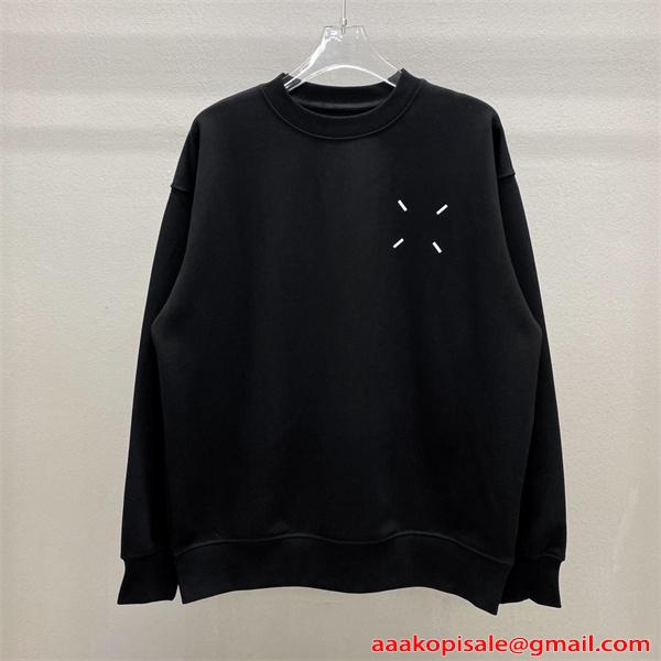 2026新作 刺繍 クルーネック 厚手生地  通年活躍 Maison Margiela メゾン マルジェラ コピー