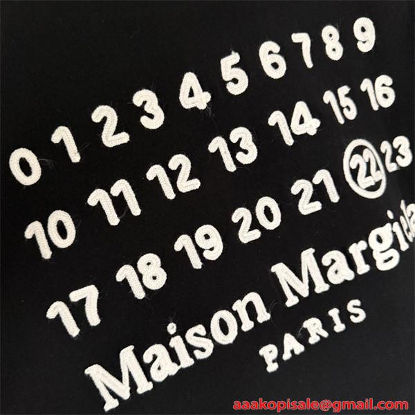 Maison Margiela メゾン マルジェラ コピー 上質素材 刺繍 長袖Tシャツ 軽量設計 シンプル 定番人気