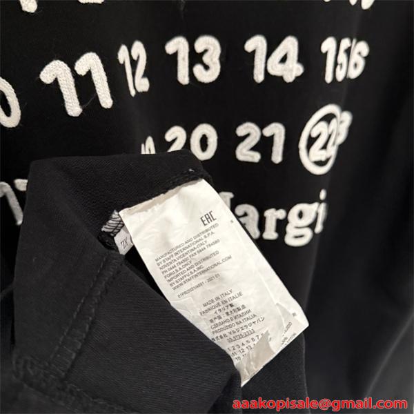 Maison Margiela メゾン マルジェラ コピー 上質素材 刺繍 長袖Tシャツ 軽量設計 シンプル 定番人気