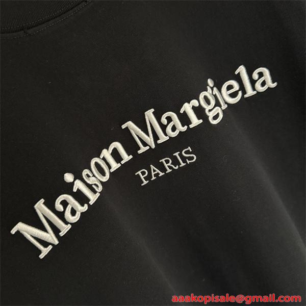 Maison Margiela メゾン マルジェラ コピー 上質素材 刺繍 長袖Tシャツ 軽量設計 シンプル 定番人気