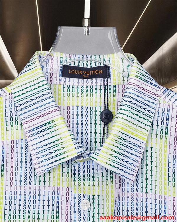 半袖シャツ 個性派 立体 LOUIS VUITTON ルイヴィトン コピー 軽快タッチ 新作モデル 2026新作