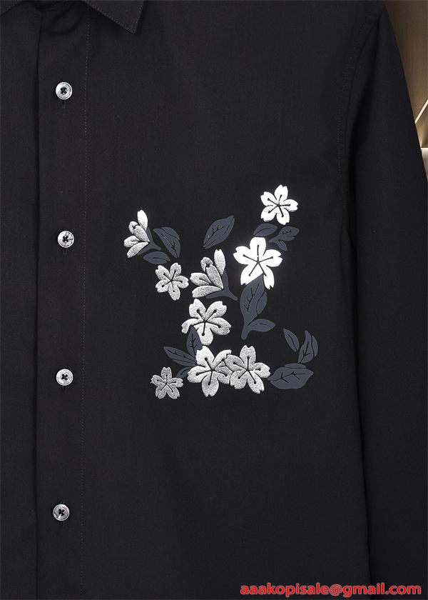 LOUIS VUITTON ルイヴィトン スーパーコピー 刺繍 長袖シャツ 上品 ビジネス対応 洗練デザイン