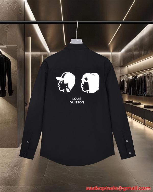 モード 長袖シャツ 高級感演出 シンプル 新作注目 LOUIS VUITTON ルイヴィトン スーパーコピー