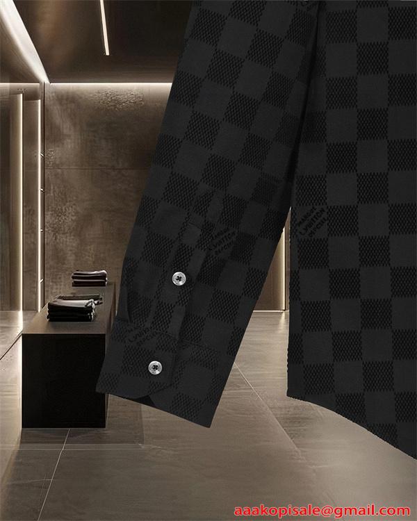 LOUIS VUITTON ルイヴィトン コピー 長袖シャツ 立体織り モダン雰囲気 存在感抜群 秋冬本命