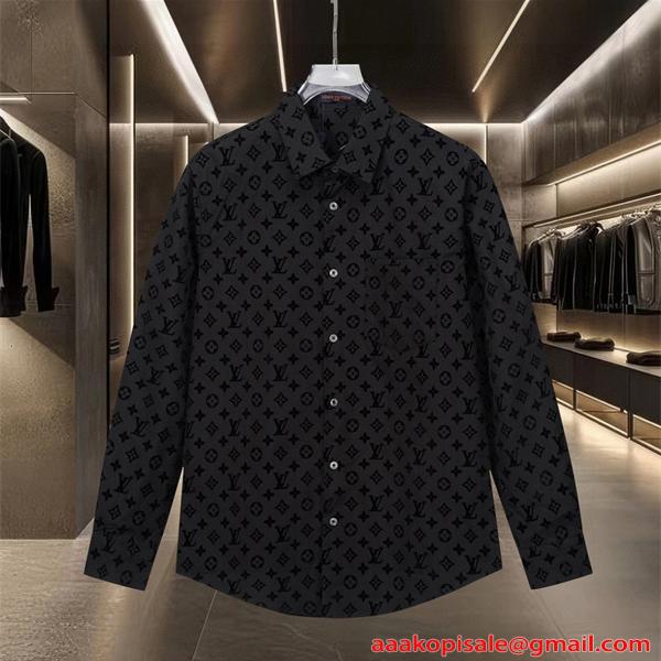 長袖シャツ 高級質感 都会派モード 2026新作 上質 LOUIS VUITTON ルイヴィトン コピー