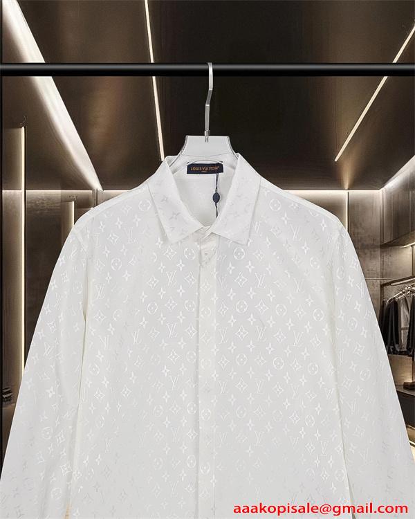 長袖シャツ LOUIS VUITTON ルイヴィトン スーパーコピー 上品光沢 クリーン印象 高見え 上質