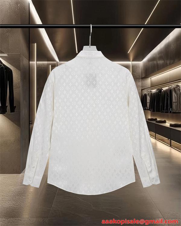長袖シャツ LOUIS VUITTON ルイヴィトン スーパーコピー 上品光沢 クリーン印象 高見え 上質