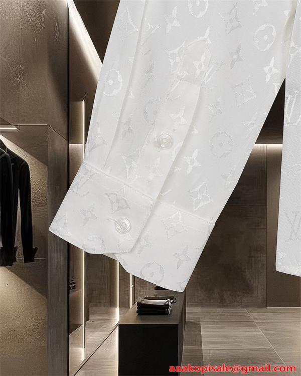 長袖シャツ LOUIS VUITTON ルイヴィトン スーパーコピー 上品光沢 クリーン印象 高見え 上質