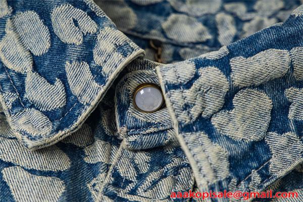 デニム シャツ 厚手生地 ポケット ストリート映え 注目新作 LOUIS VUITTON ルイヴィトン コピー