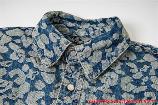 デニム シャツ 厚手生地 ポケット ストリート映え 注目新作 LOUIS VUITTON ルイヴィトン コピー