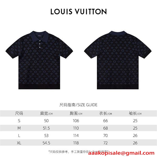 ポロ 半袖 入手困難 上質 カジュアル 今季トレンド LOUIS VUITTON ルイヴィトン スーパーコピー