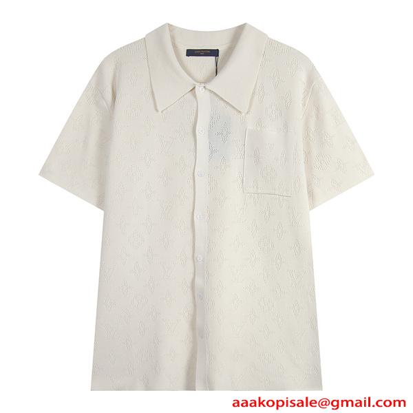 LOUIS VUITTON ルイヴィトン コピー メンズ 半袖シャツ 夏 薄手 ビジネス カジュアル 通気性