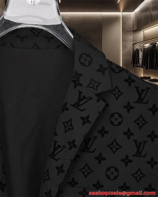 メンズ テーラードジャケット LOUIS VUITTON ルイヴィトン コピー 秋冬 カジュアル 総柄 高級感