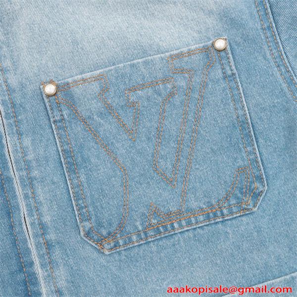 メンズ デニムジャケット 春秋 ゆったり 大きいサイズ 売れ筋 LOUIS VUITTON ルイヴィトン コピー